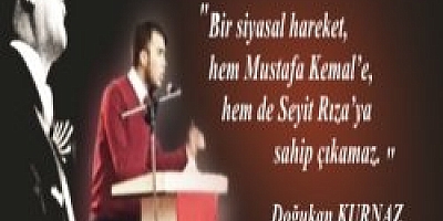 Halk Lis Başkanı Kurnaz - CHP, hem Mustafa Kemal'e, hem de Seyit Rıza'ya sahip çıkamaz.